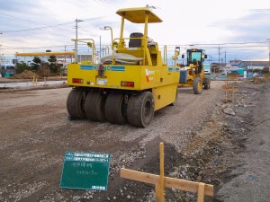 道路や駐車場舗装で使用する建設機械 中里組ブログ 株式会社 中里組